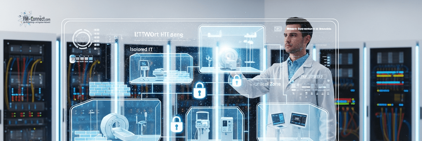 IT-OT-Sicherheit und Netzsegmentierung für vernetzte Krankenhaustechnik