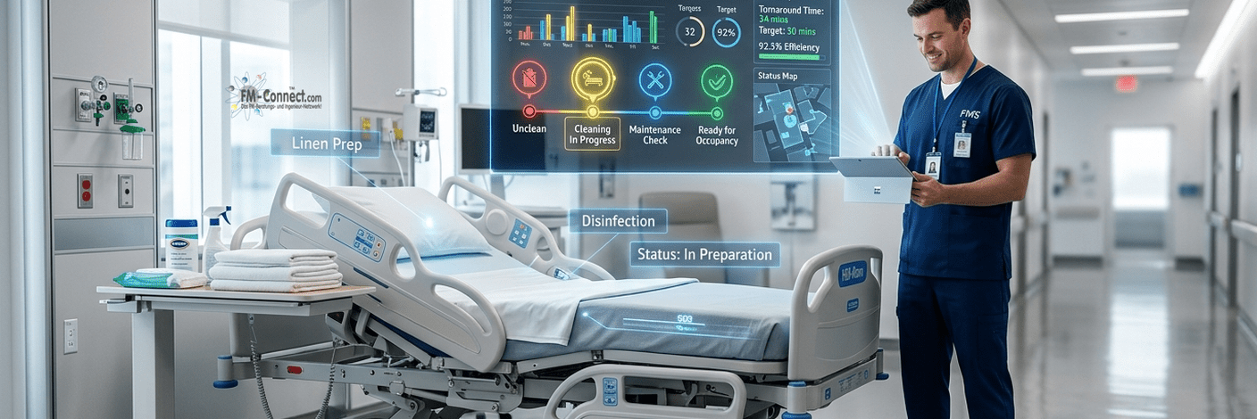 Betten-Turnaround im Krankenhaus