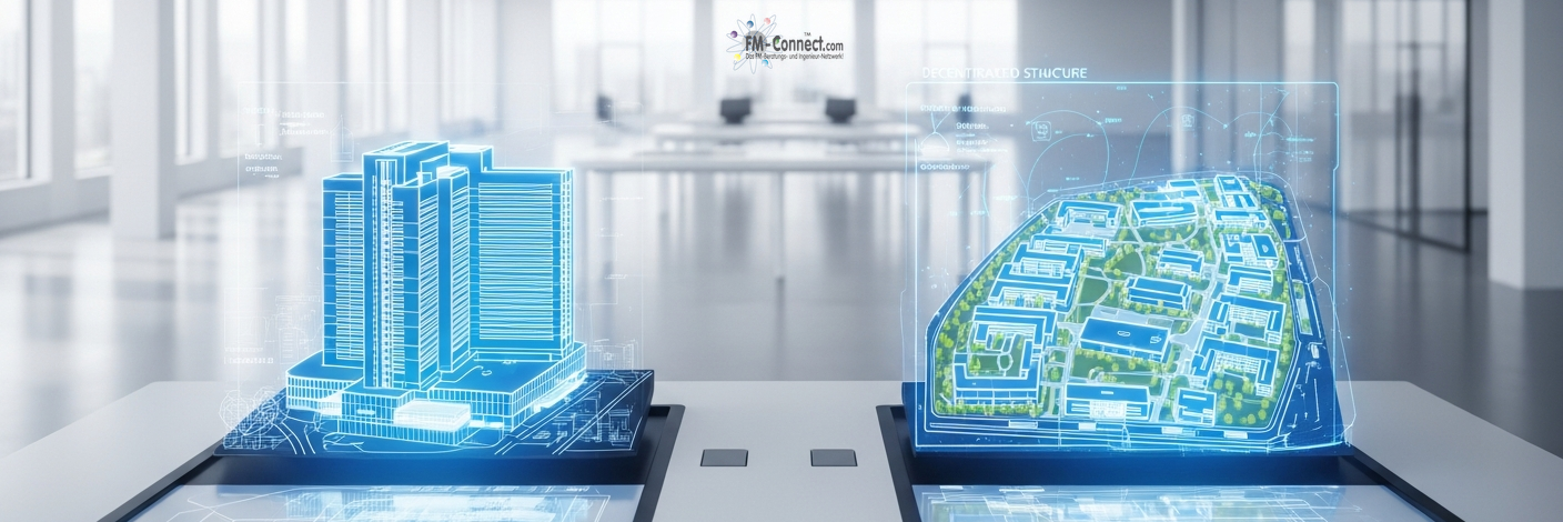 Zentralisierung / Pavillionstruktur