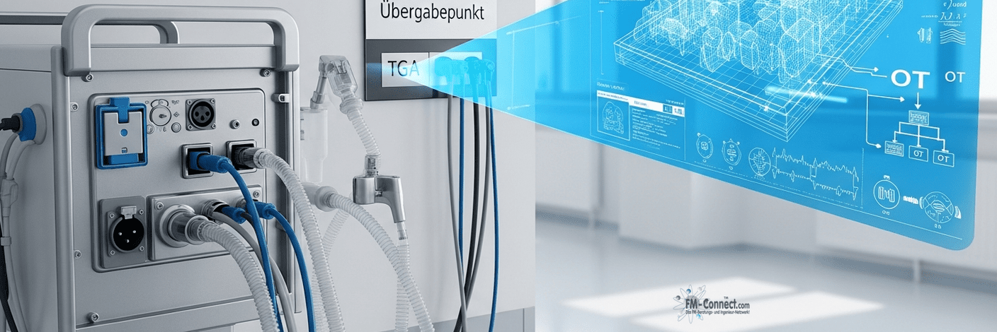 Medizintechniknahe Übergabepunkte von TGA und IT im Krankenhaus
